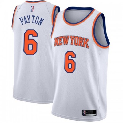 Nike New York Knicks #6 Elfrid Payton White Youth NBA Swingman Association Edition Jersey